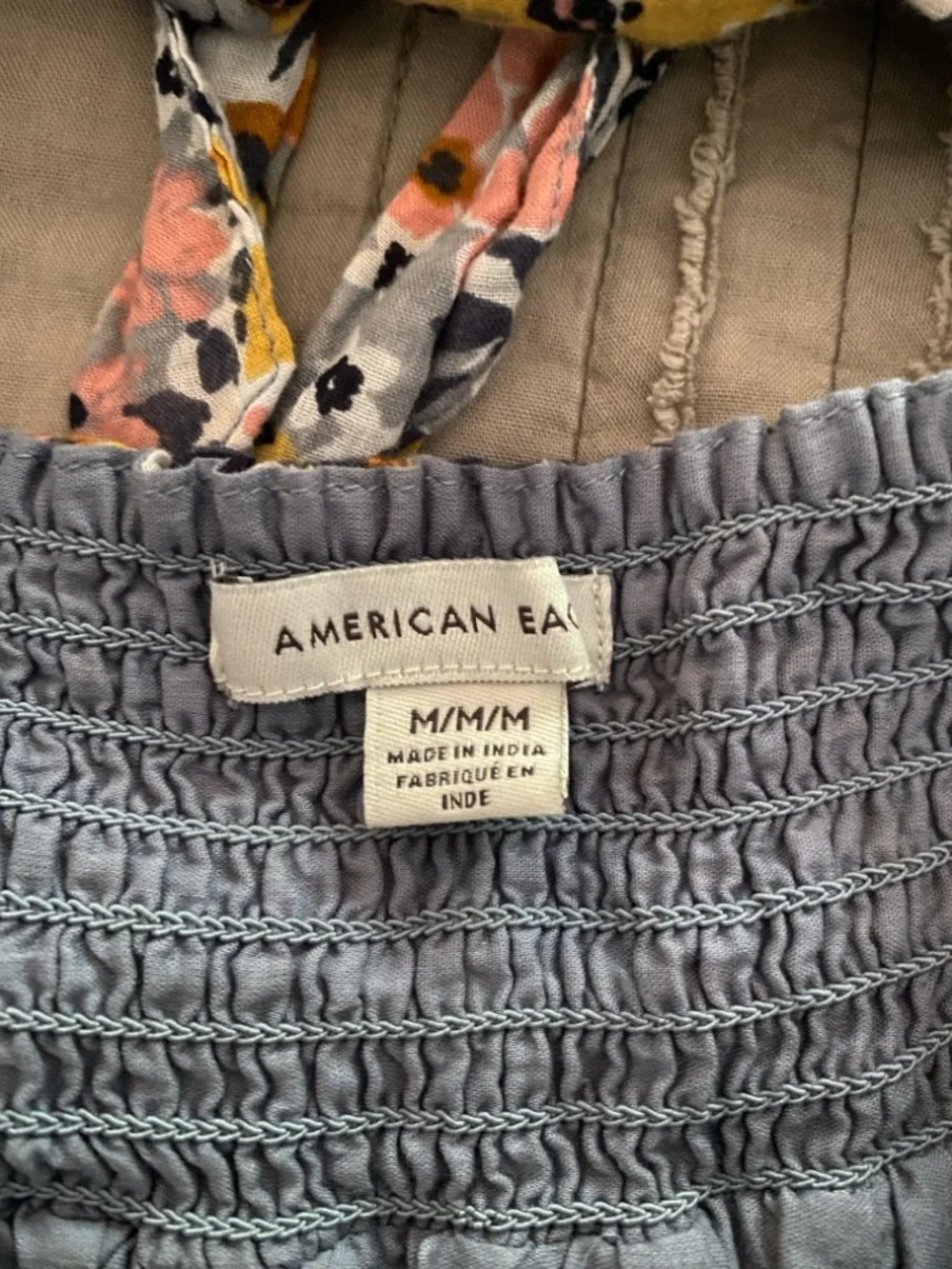 AMERICAN EAGLE - Boho Floral Babydoll Dress - Women's size M - Picture 7 of 9